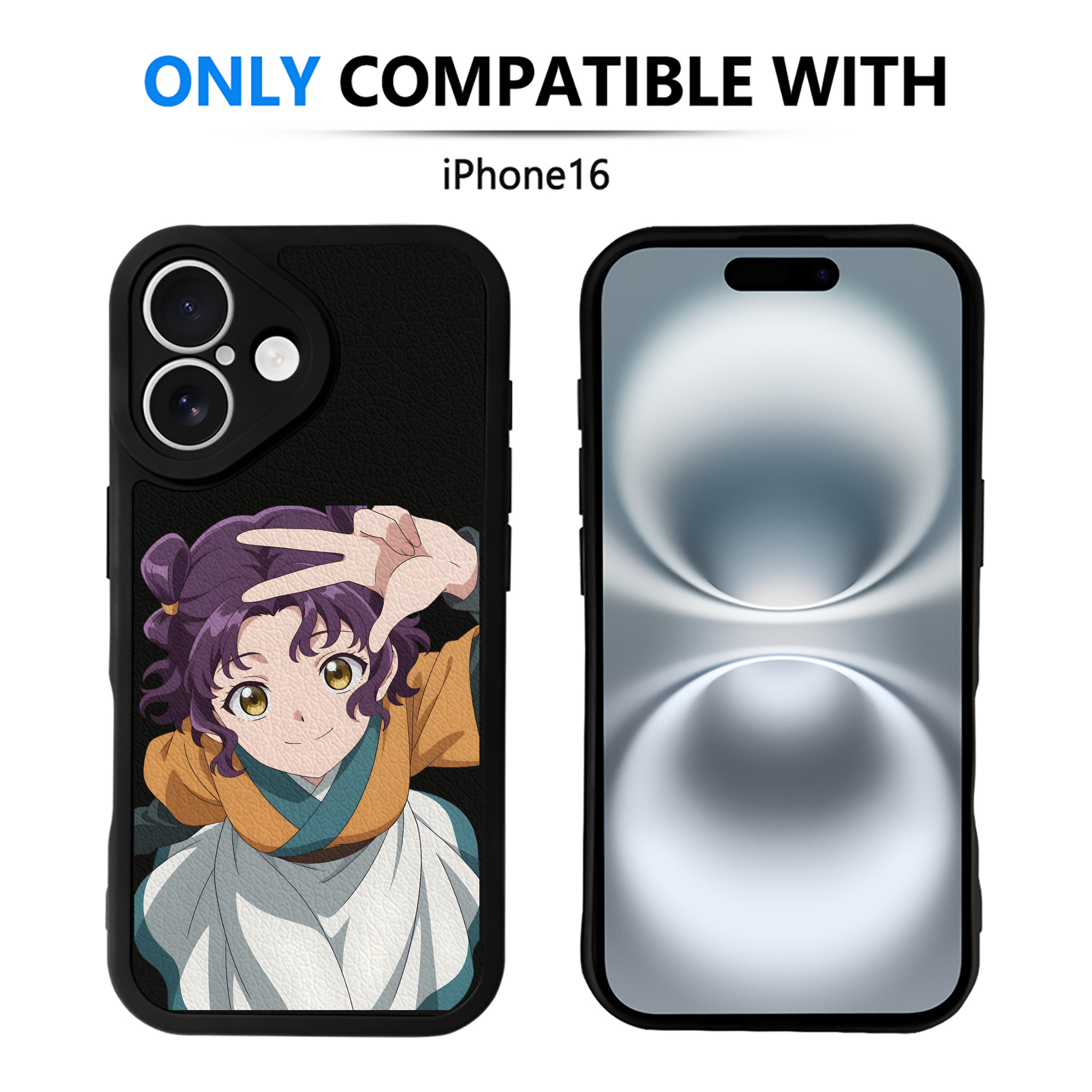 薬屋のひとりごと The Apothecary Diaries 【iPhone 16シリーズ対応】シリコンスマホケース（レザー調） 材質：シリコン